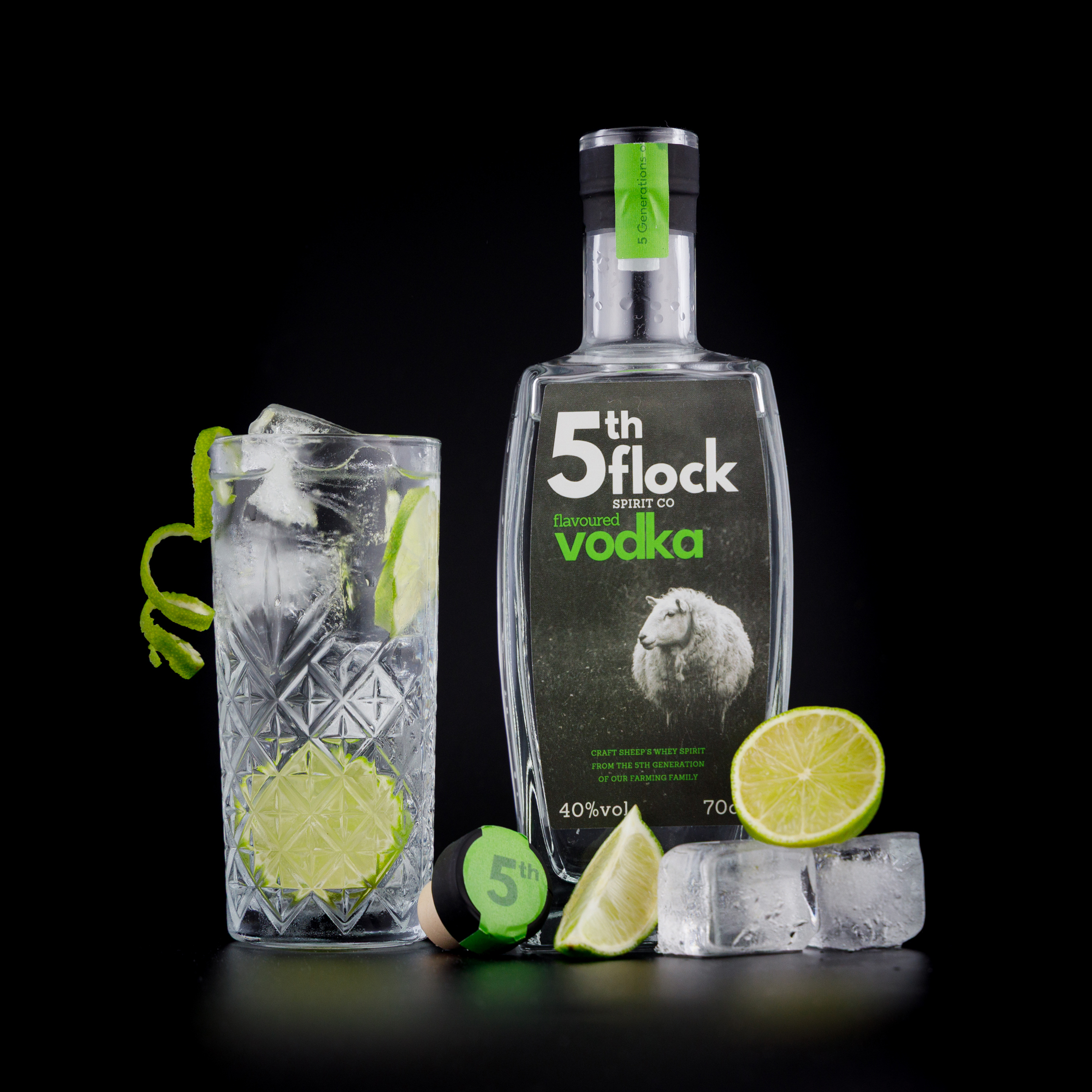 5th Flock Vodka infused with sheep's milk