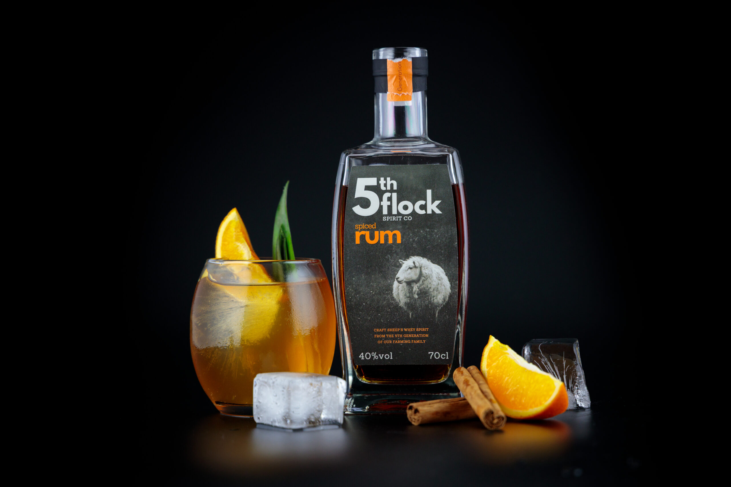 5thFlockRum_High-24 5th Flock Pink Gin infused with sheep's milk