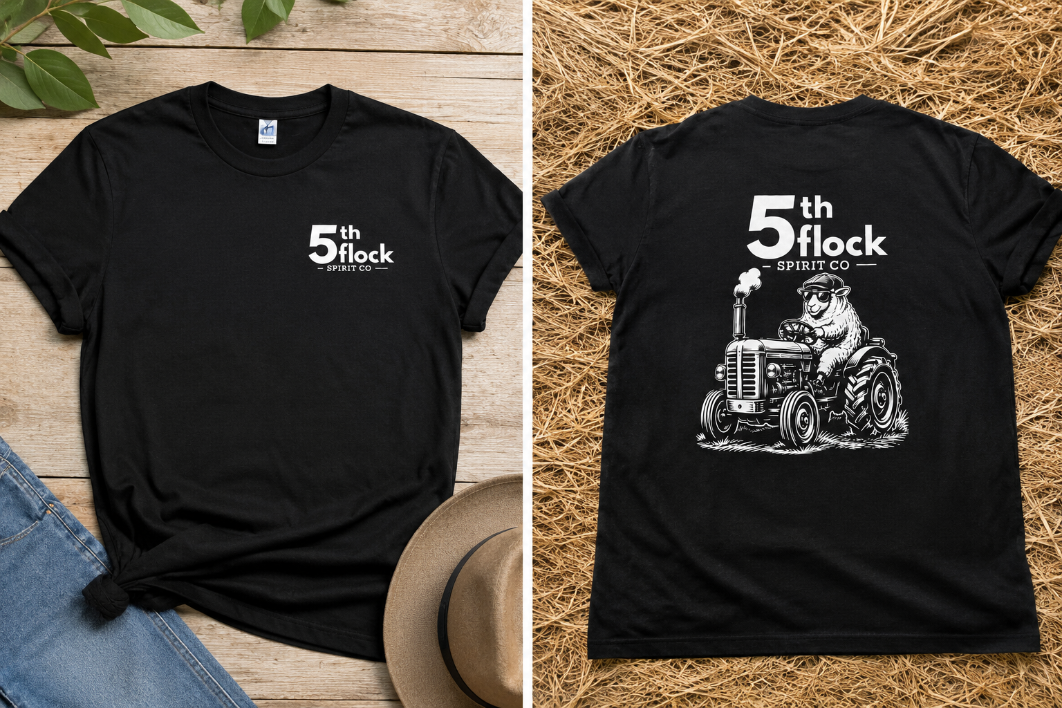 5th Flock Spirit Co. T Shirt